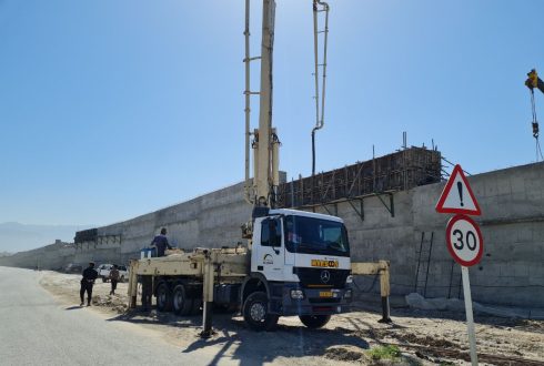 پروژه دیوار قسمت غربی بلوار هاشمی رفسنجانی